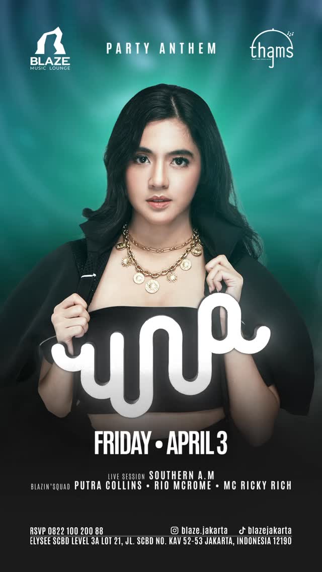 UNA Live at Blaze Jakarta April 3